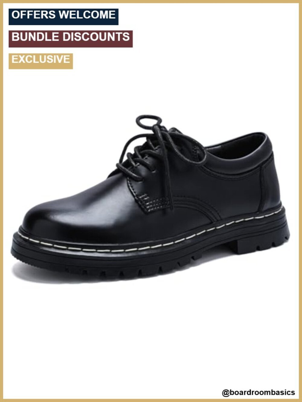 Women's Lace Up Oxford Shoes Slip Resistant Leather Casual Comfort Work Office